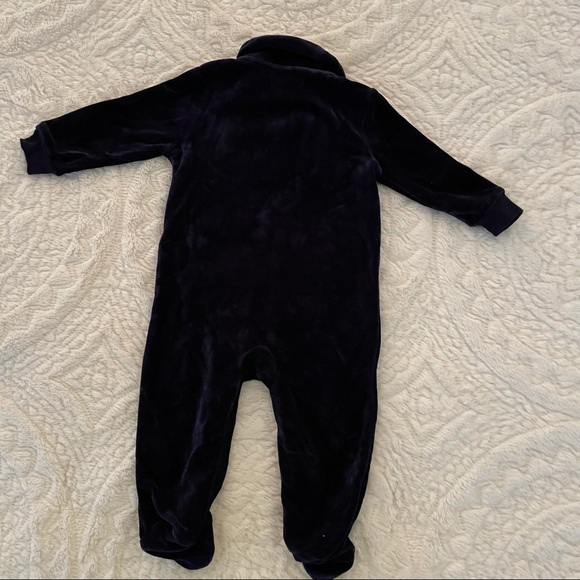 Ralph Lauren Navy Blue Velvet outfit/onesie - 6 months - Picture 5 of 5